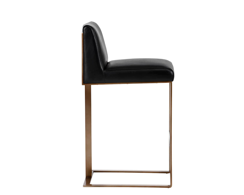 Dean Counter / Bar Stool - Antique Brass