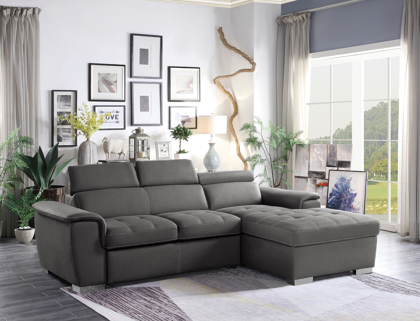 Ferriday Sectional / Bed / Storage