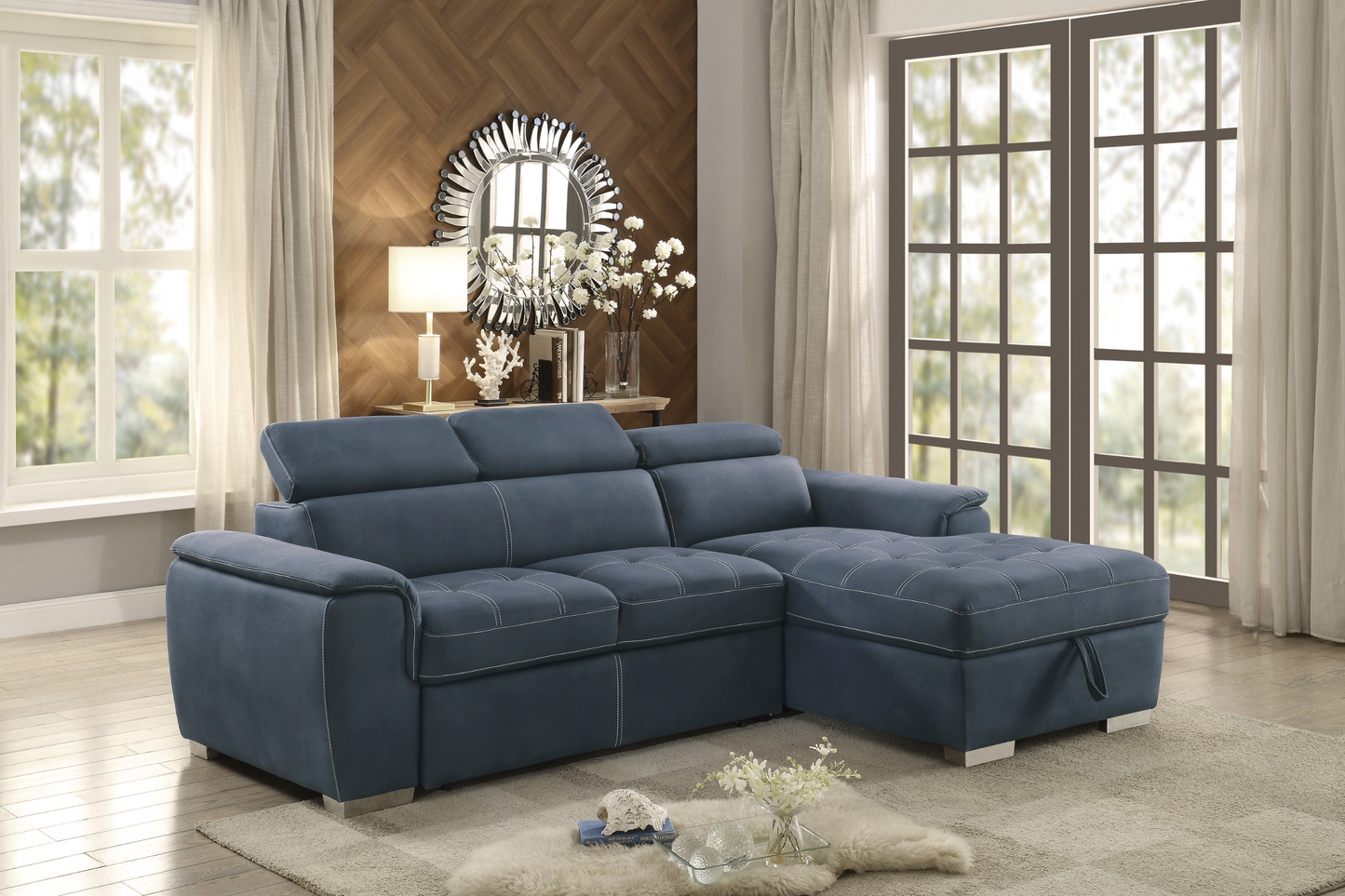 Ferriday Sectional / Bed / Storage