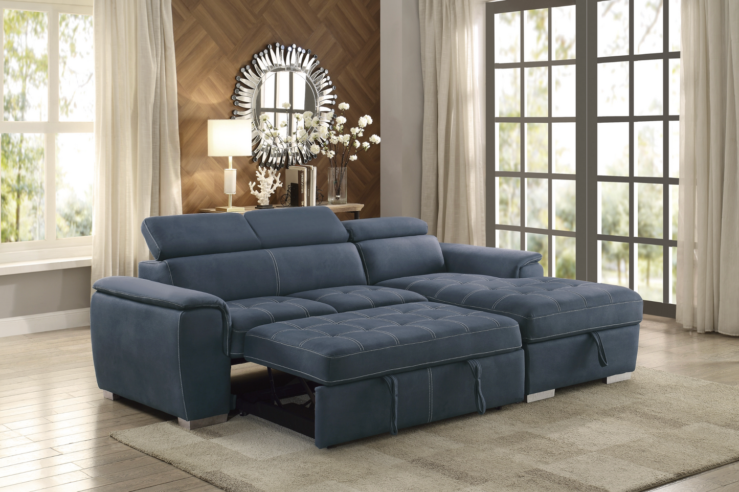 Ferriday Sectional / Bed / Storage