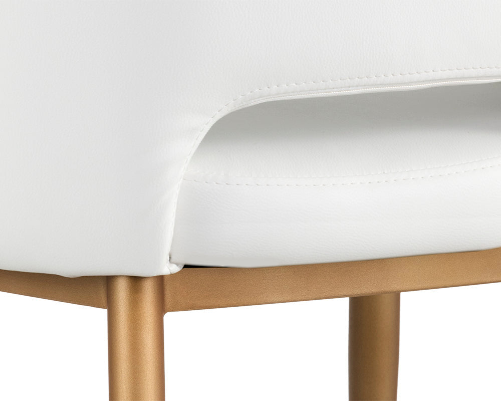 Thatcher Dining Armchair - Champagne Gold
