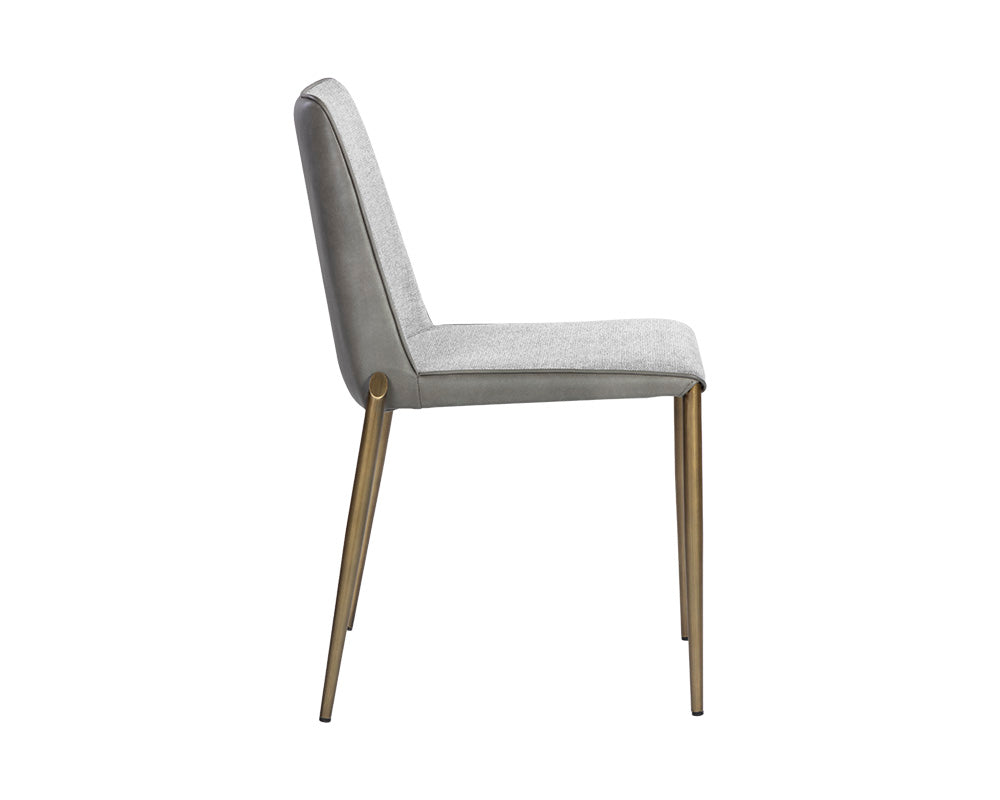 Renee Stackable Dining Chair - Antique Brass