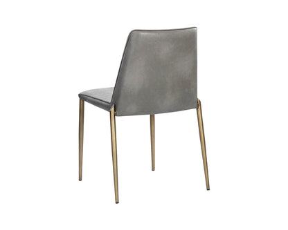 Renee Stackable Dining Chair - Antique Brass