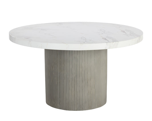Nicolette Dining Table - Marble