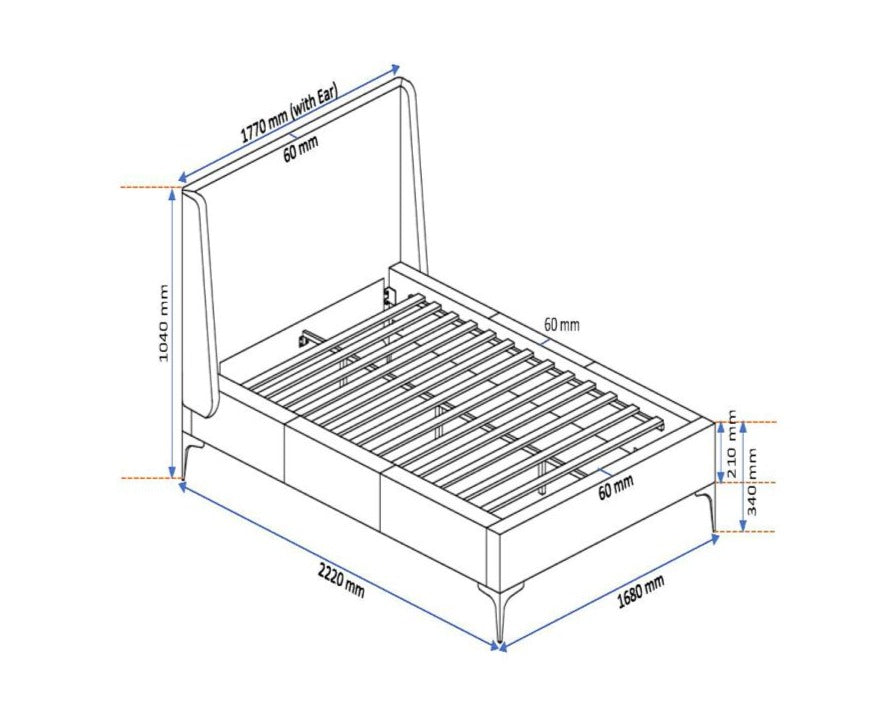 Hamburg Platform Bed