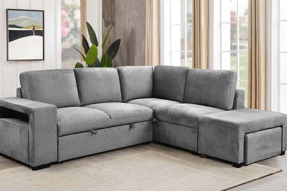 Platina Sectional / Bed / Storage