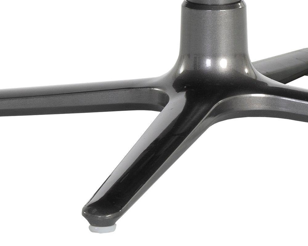 Cardona Swivel Lounge Chair - Gunmetal