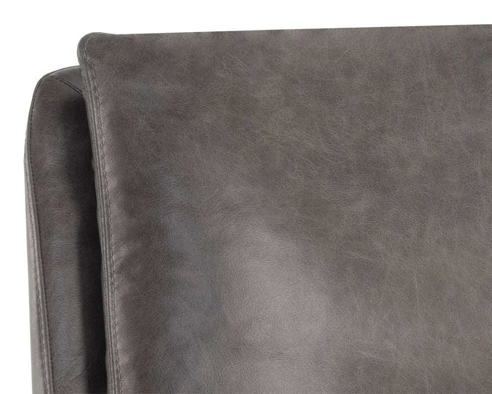 Cardona Swivel Lounge Chair - Gunmetal