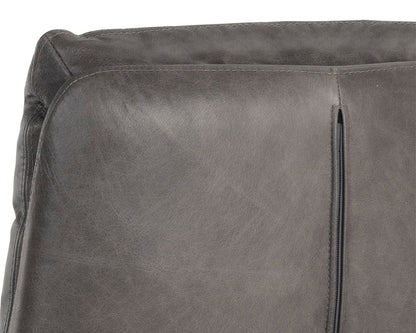 Cardona Swivel Lounge Chair - Gunmetal