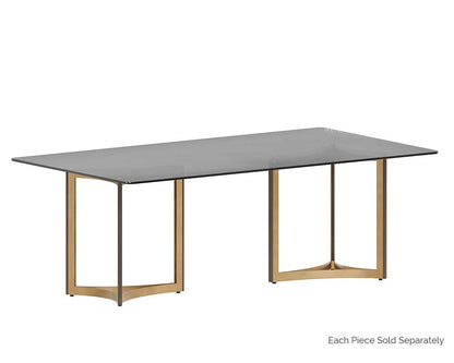 Glass Dining Table Top 96"