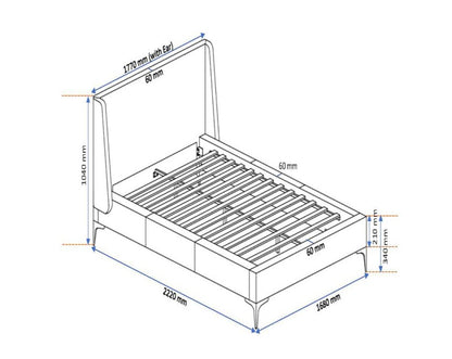 Hamburg Platform Bed