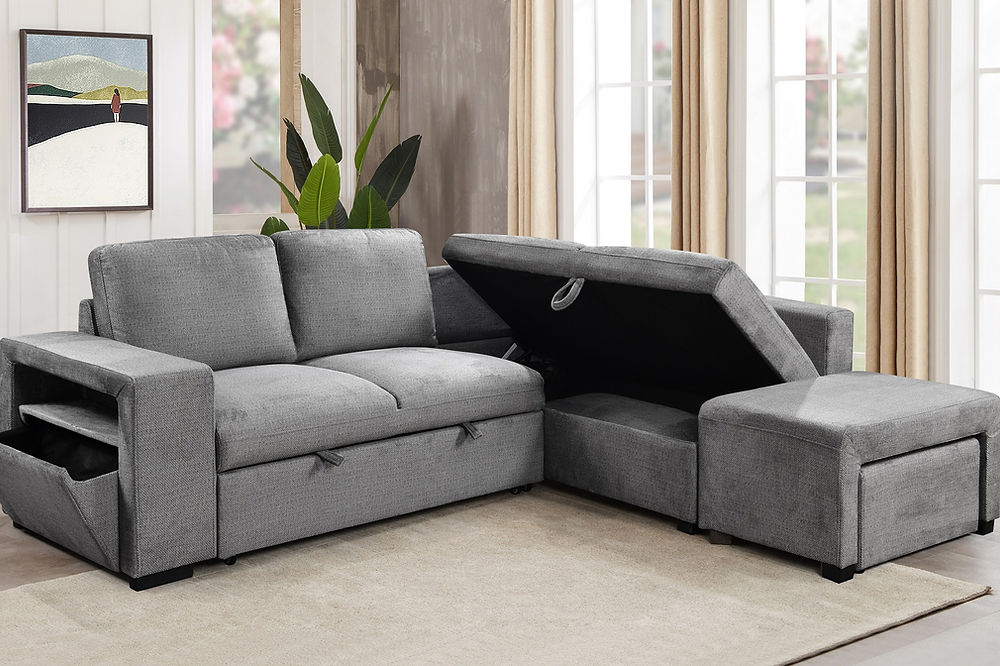 Platina Sectional / Bed / Storage